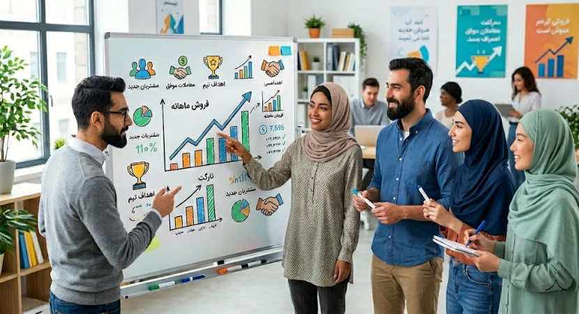 ارتباط میان گزارش کار روزانه و تحقق اهداف فروش
